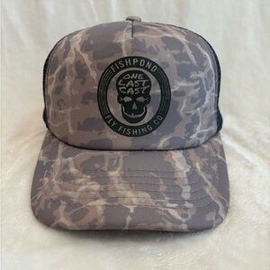 Fishpond Camo Trucker Hat - One Last Cast (Brown)